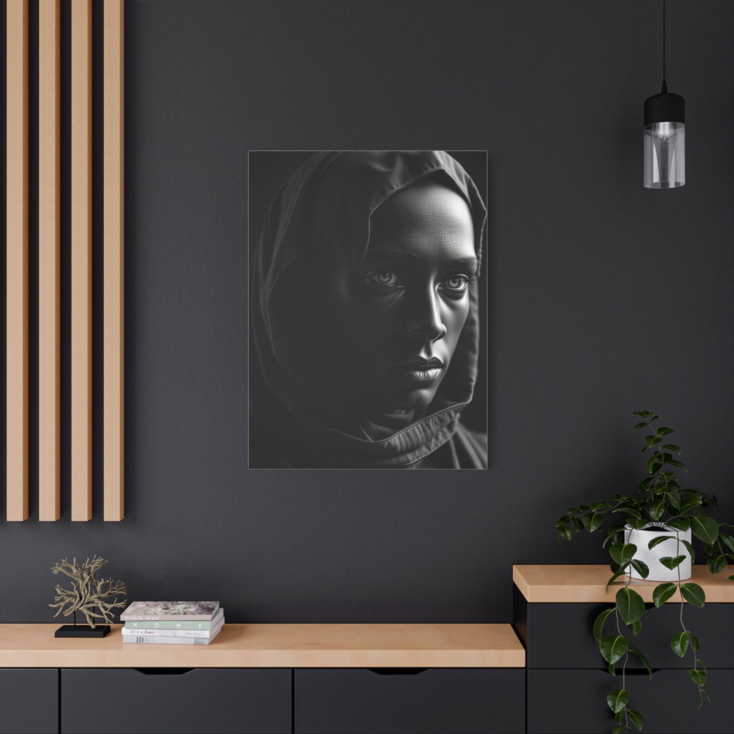 Noir Blanc Masterpiece Wall Art & Canvas Print