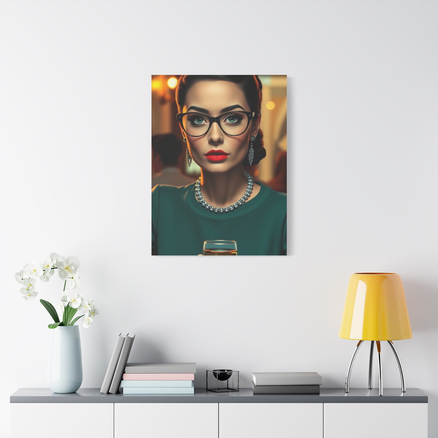 Breakfast At Tiffany’s Characters Art Refined Canvas Wall Art & Canvas Print