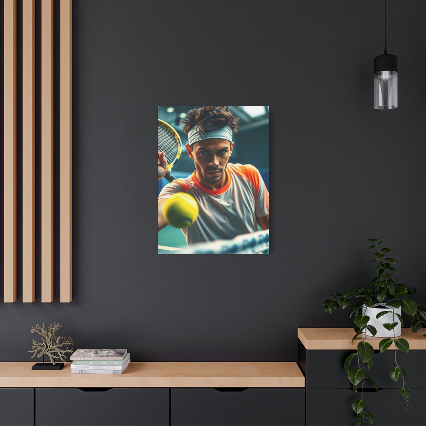 Vision Tennis Art Art Wall Art & Canvas Print