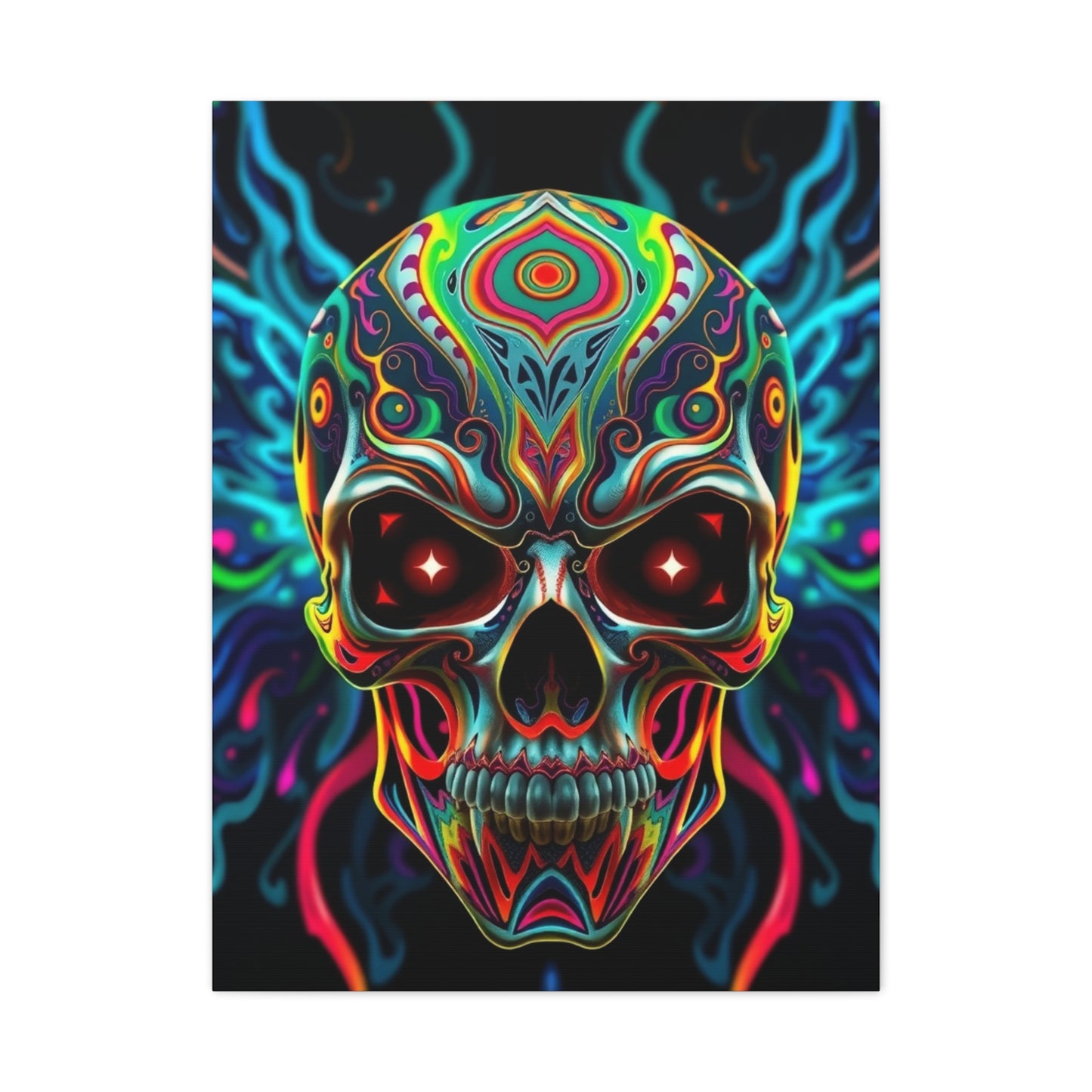 Enigmatic Skull Spectacle Wall Art & Canvas Print