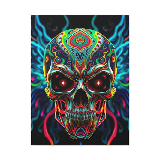 Enigmatic Skull Spectacle Wall Art & Canvas Print
