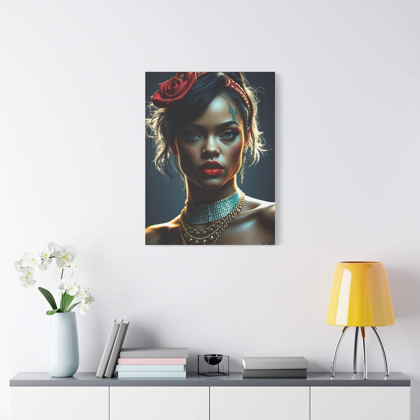 Rihannas Timeless Beauty Canvas Wall Art & Canvas Print