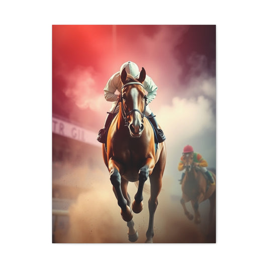 Vision Horse Racing Art Art Wall Art & Canvas Print