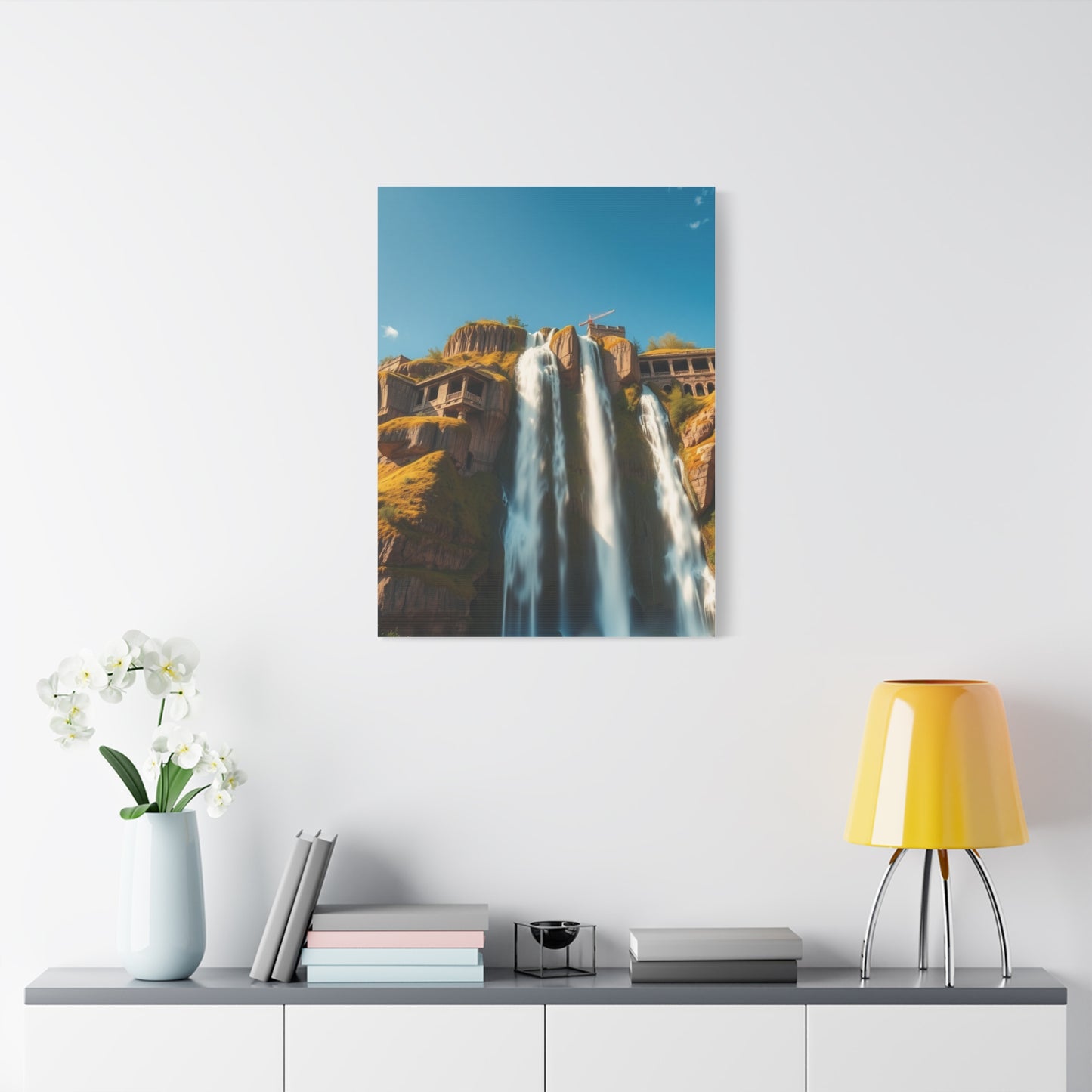 Cascading Elegance Canvas Wall Art & Canvas Print
