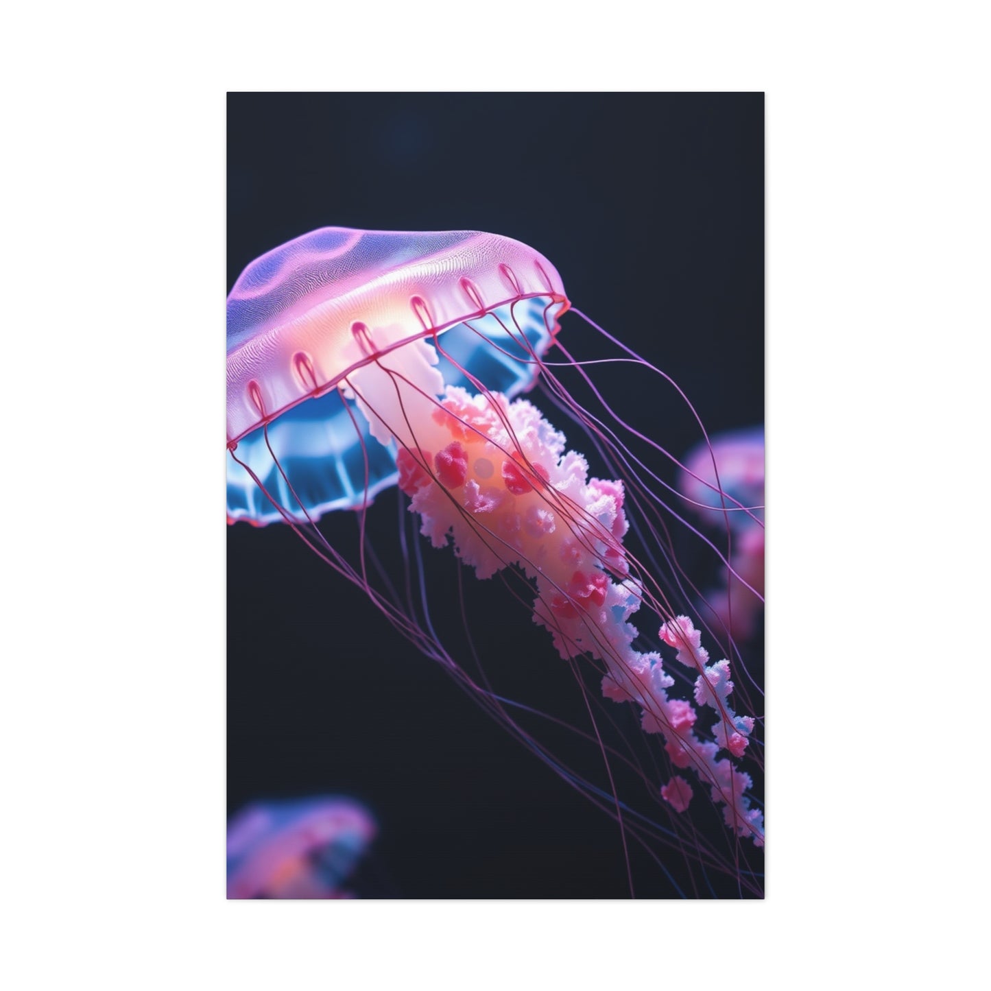 Vision Jellyfish Art Art Wall Art & Canvas Print