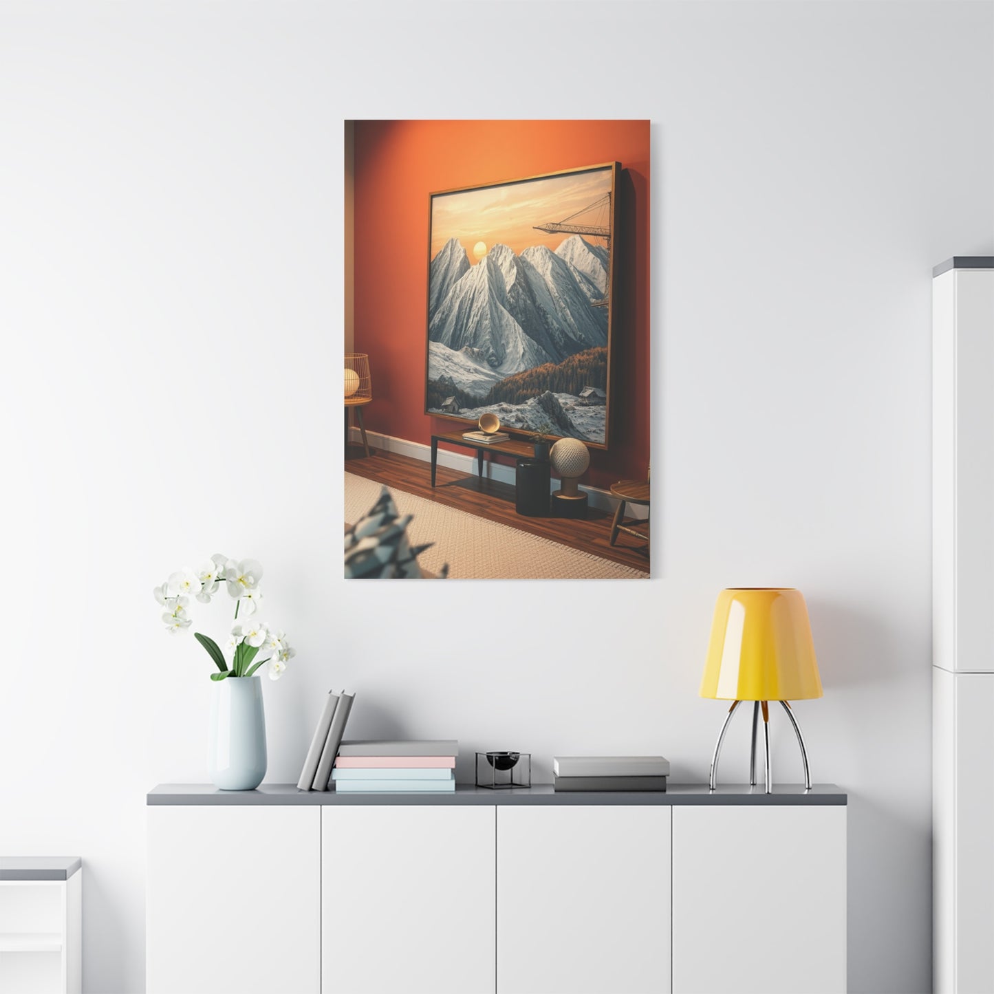 Frosted Horizon Canvas Wall Art & Canvas Print