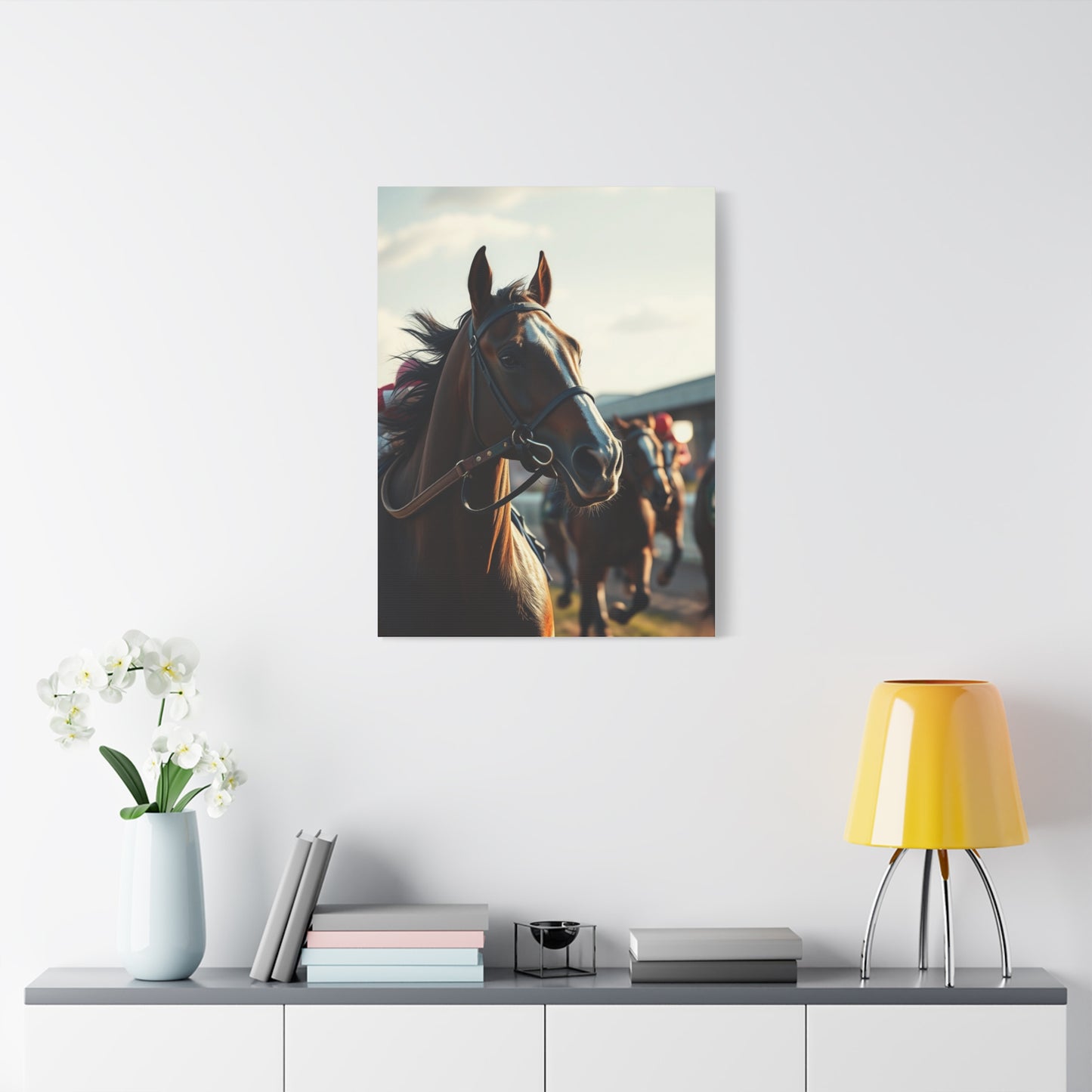 Masterpiece Horse Racing Art Vision Wall Art & Canvas Print