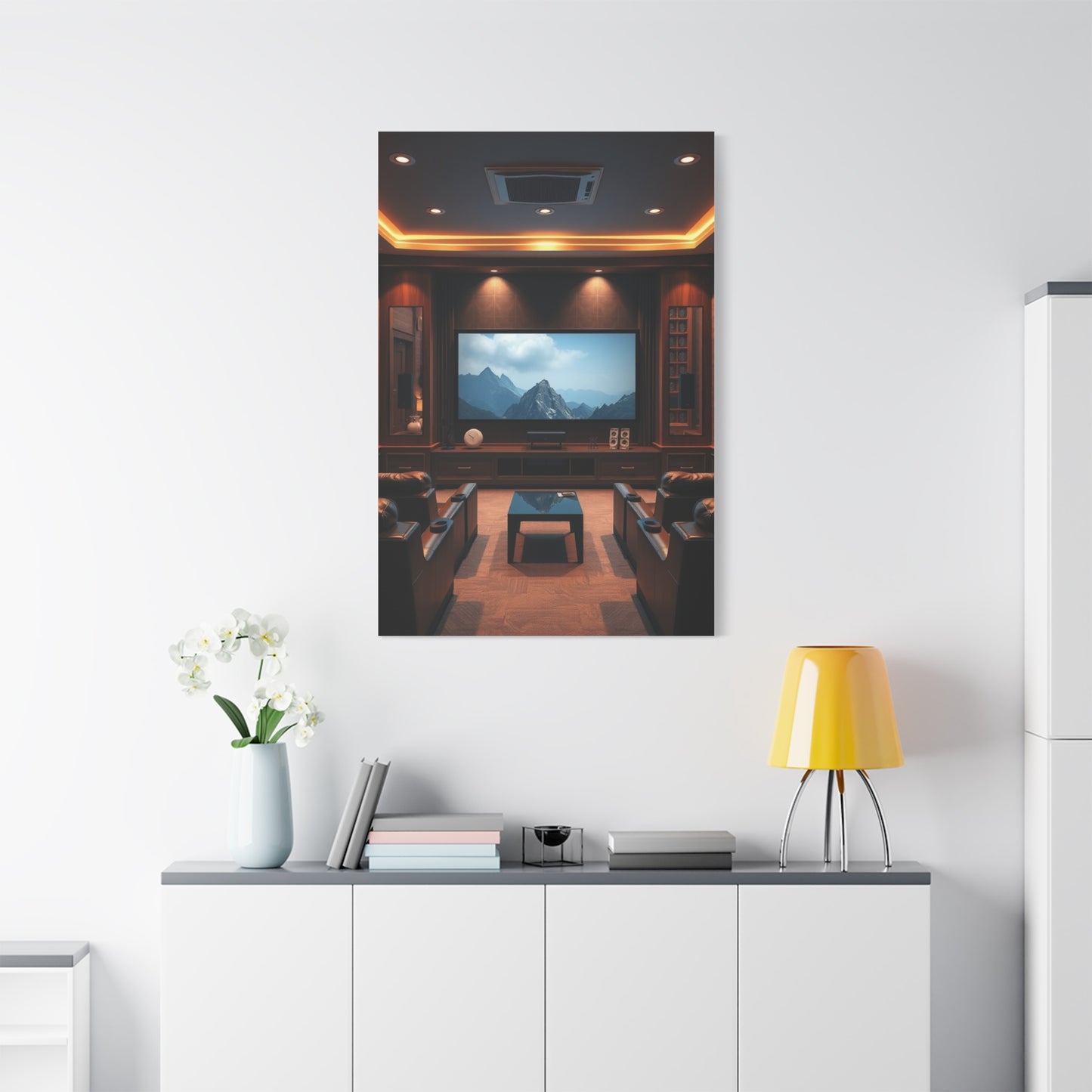 Refined Cinematic Tableau Wall Art & Canvas Print