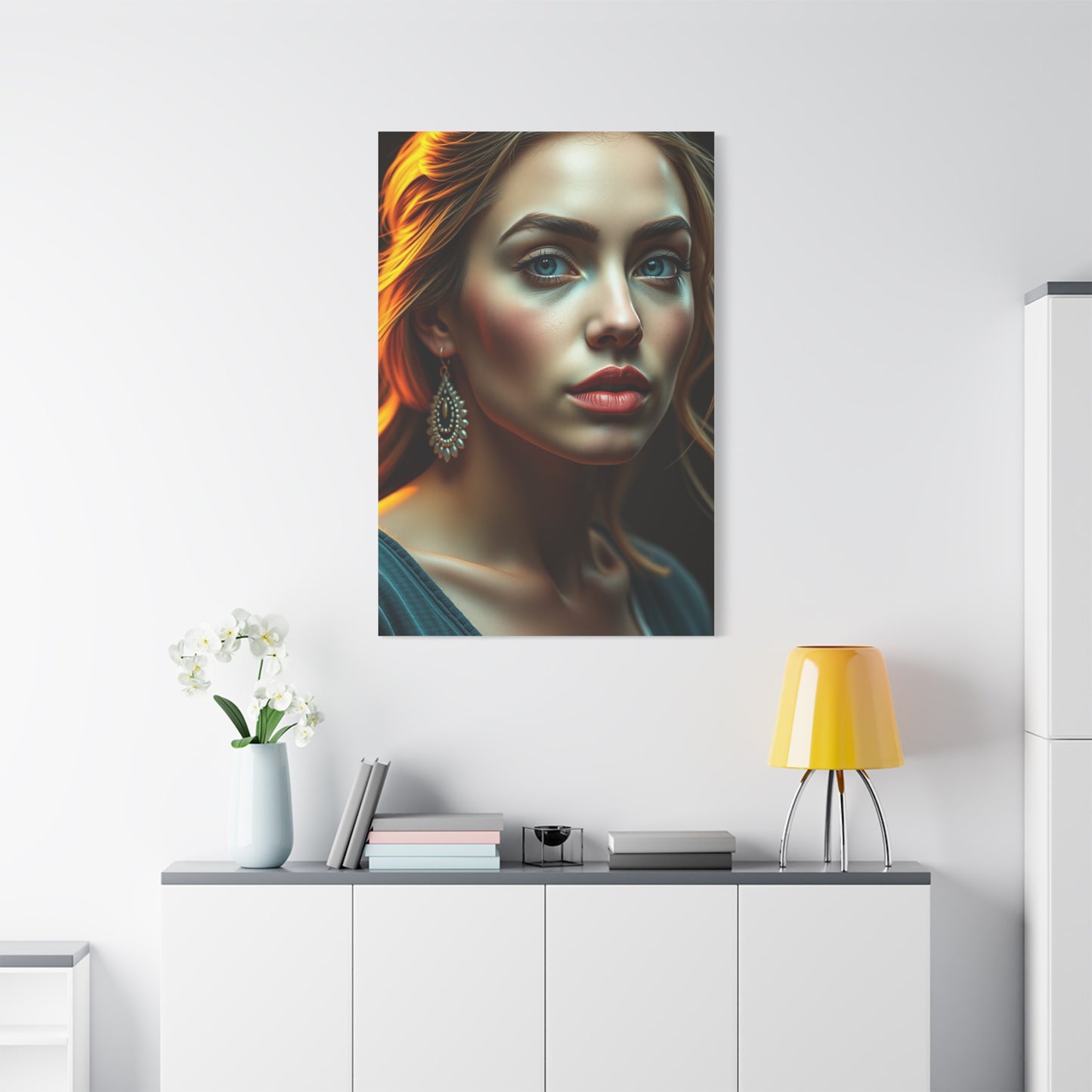 Celestial Muse Portrait Wall Art & Canvas Print
