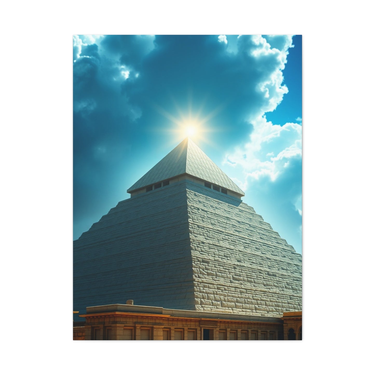 Masterpiece Pyramid Art Vision Wall Art & Canvas Print