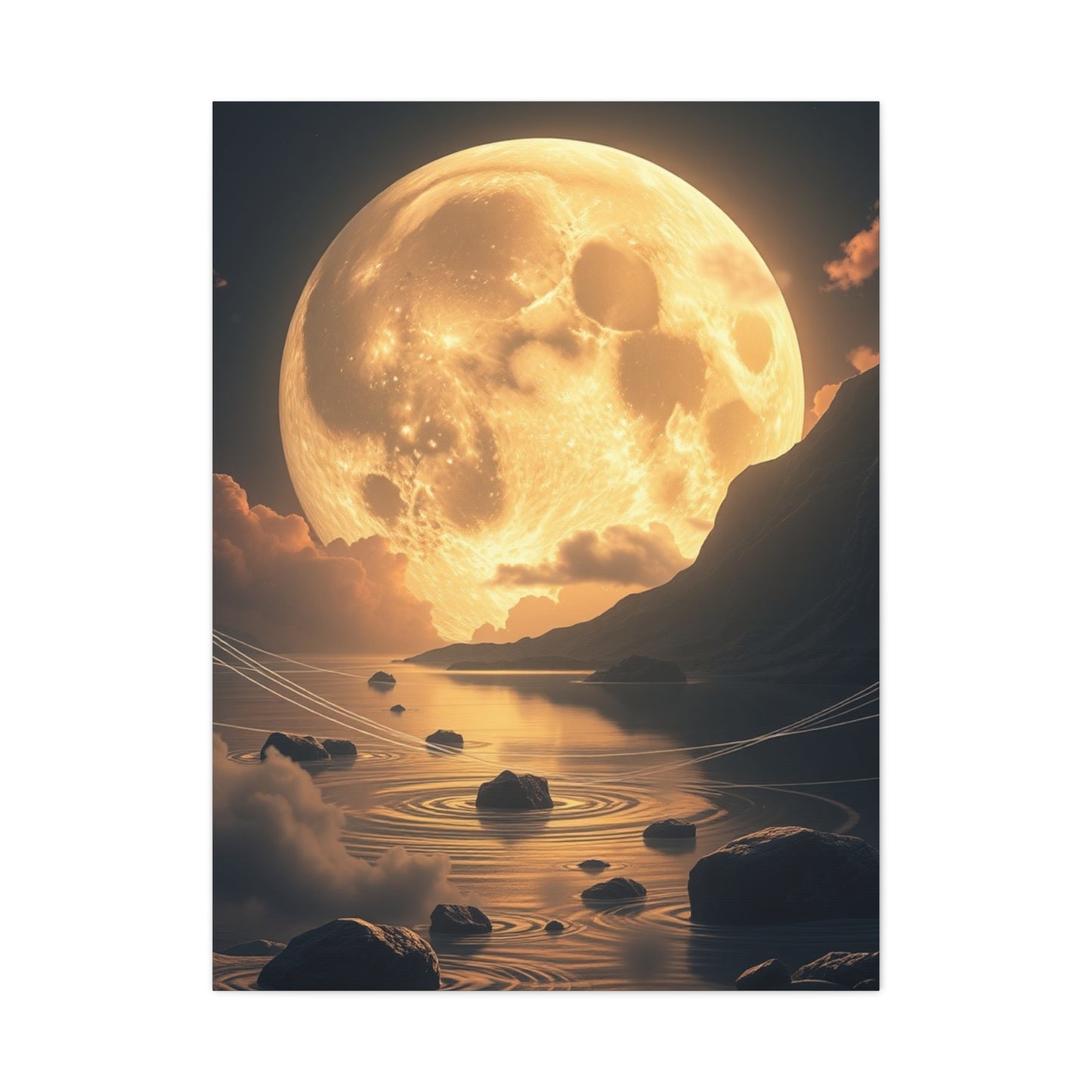 Stellar Moonshine Canvas Wall Art & Canvas Print