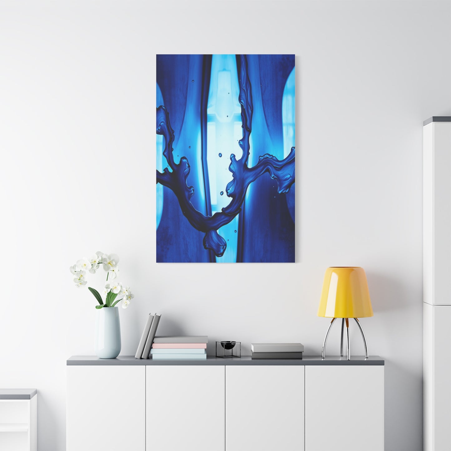 Elite Blue Abstract Art Vision Wall Art & Canvas Print