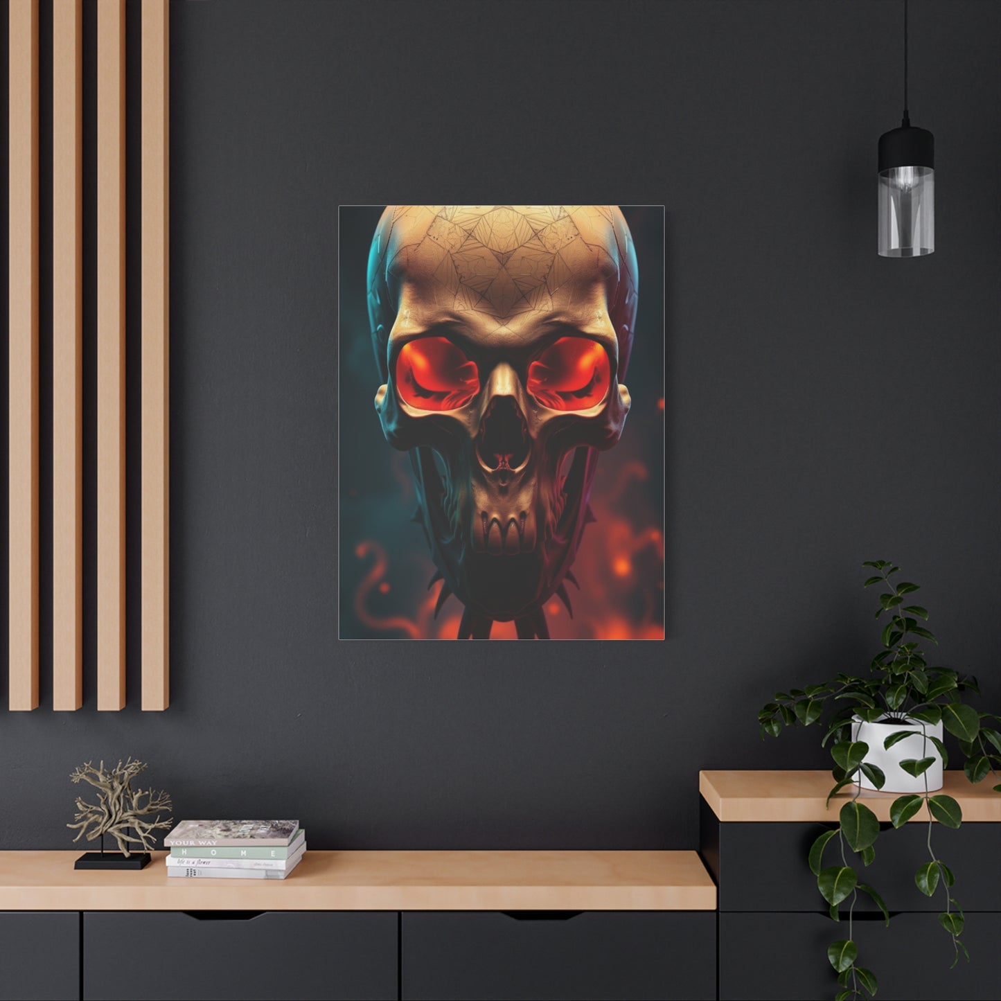 Opulent Skull Aesthetics Wall Art & Canvas Print