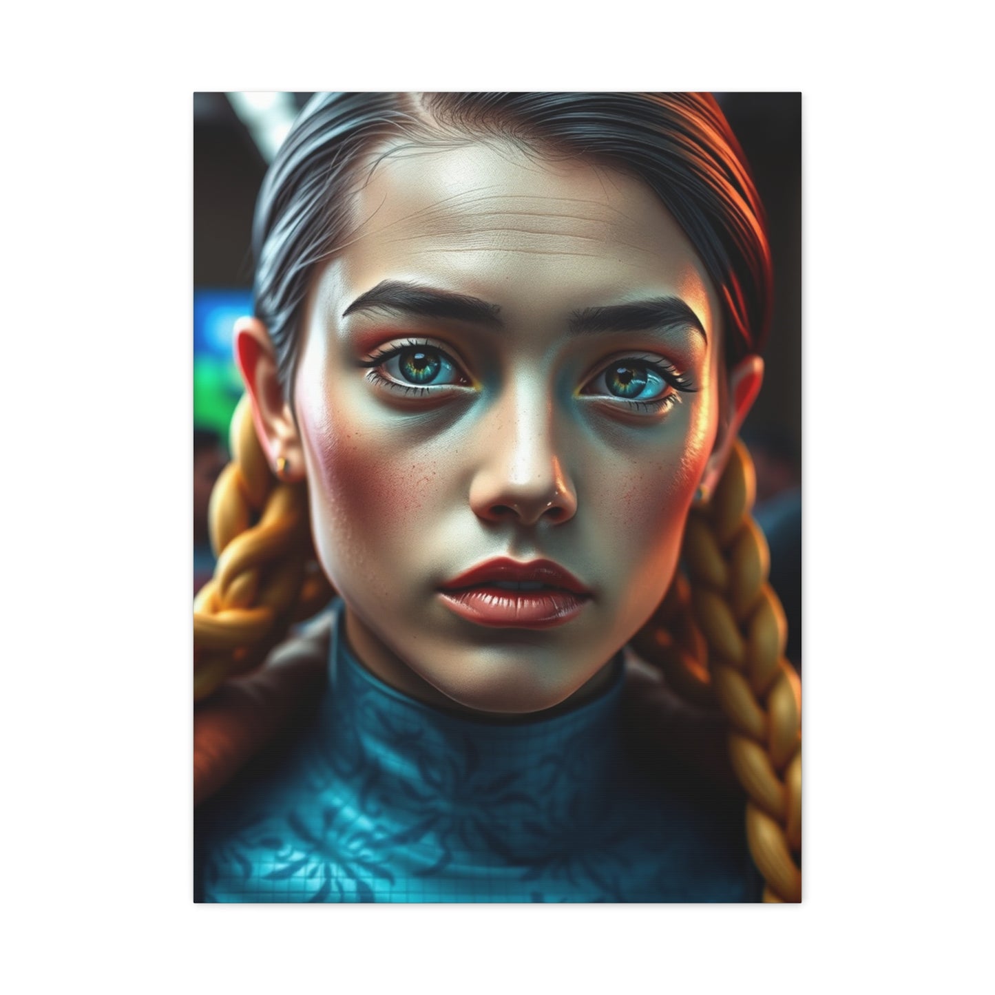 Artisanal Pixel Matrix Wall Art & Canvas Print