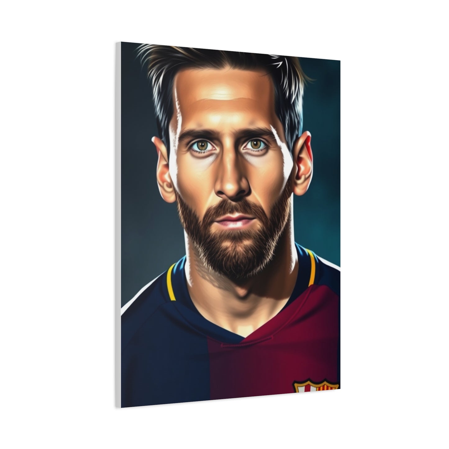 Messi: The Artistic Virtuoso Canvas Wall Art & Canvas Print