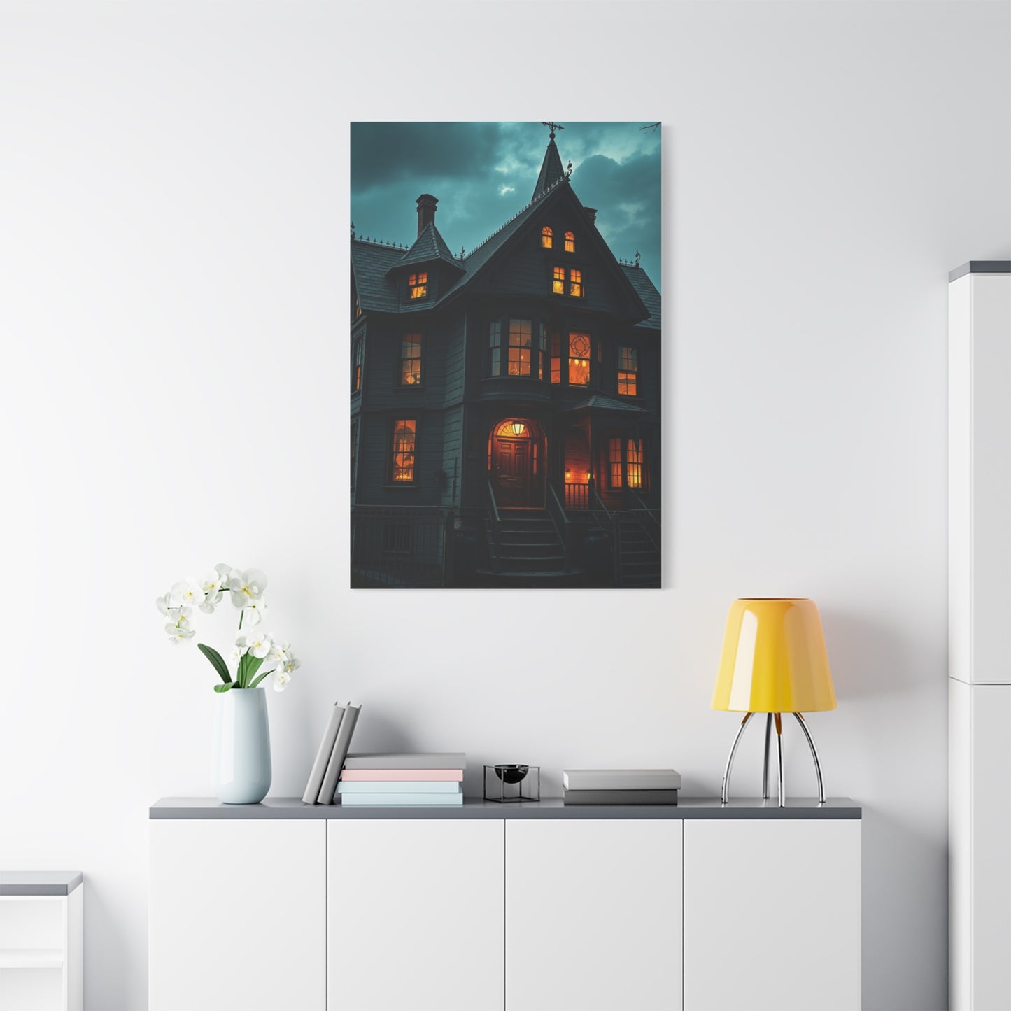 Vision Haunted House Art Art Wall Art & Canvas Print