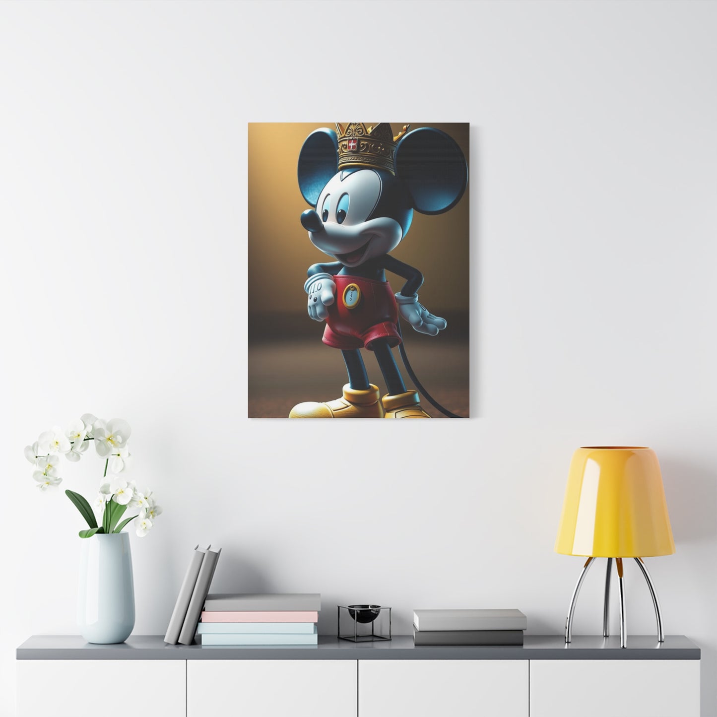 Regal Mickey Canvas Wall Art & Canvas Print