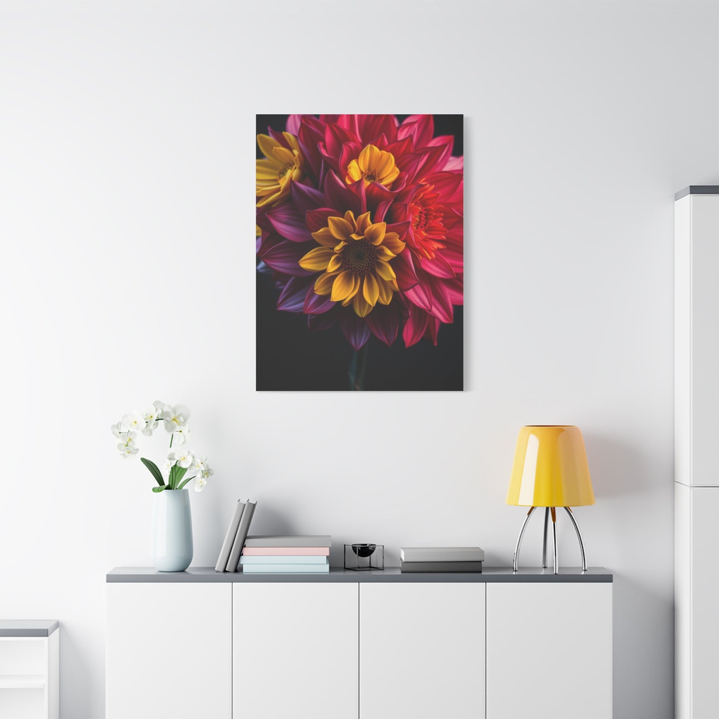Serene Blossom Countenance Wall Art & Canvas Print