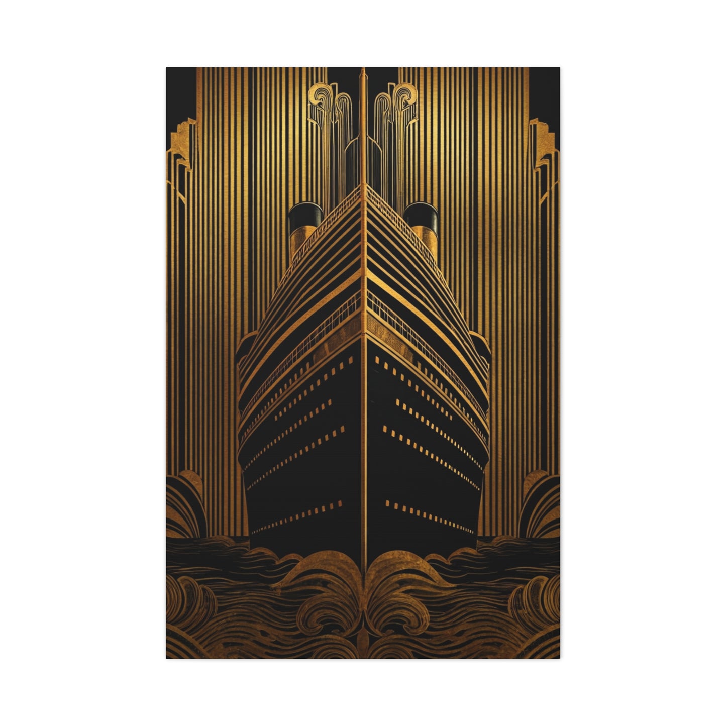 Titanic Majesty Art Deco Ship Wall Art & Canvas Prints