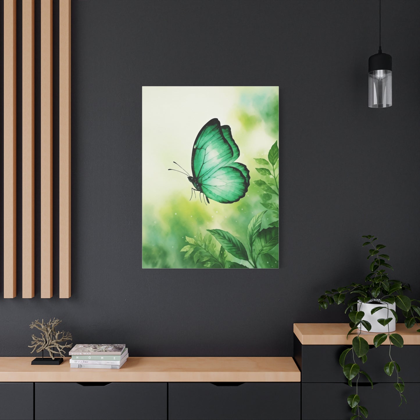 Emerald Forest Butterfly Dream Wall Art & Canvas Prints