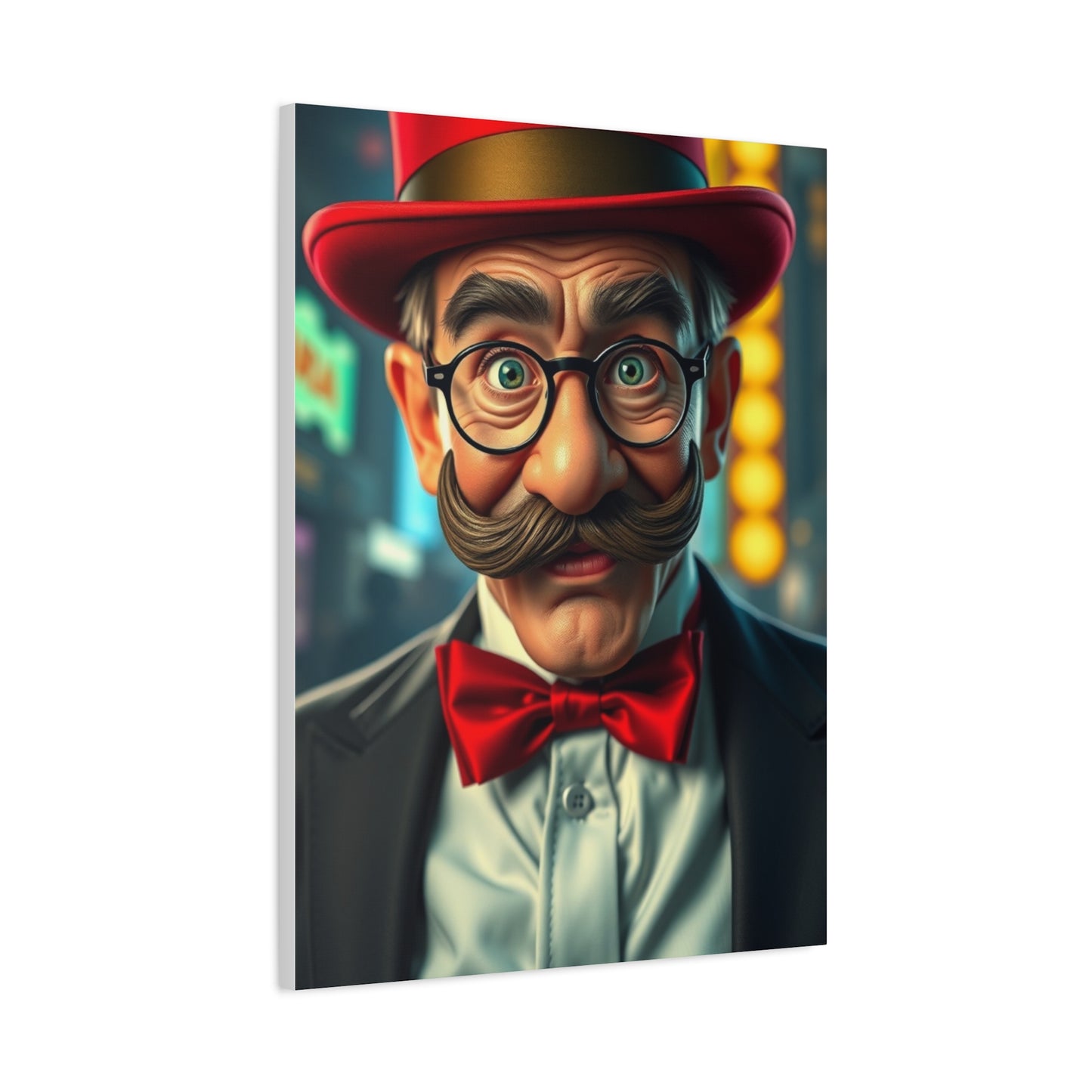 Collection Rich Uncle Pennybags Art Art Wall Art & Canvas Print