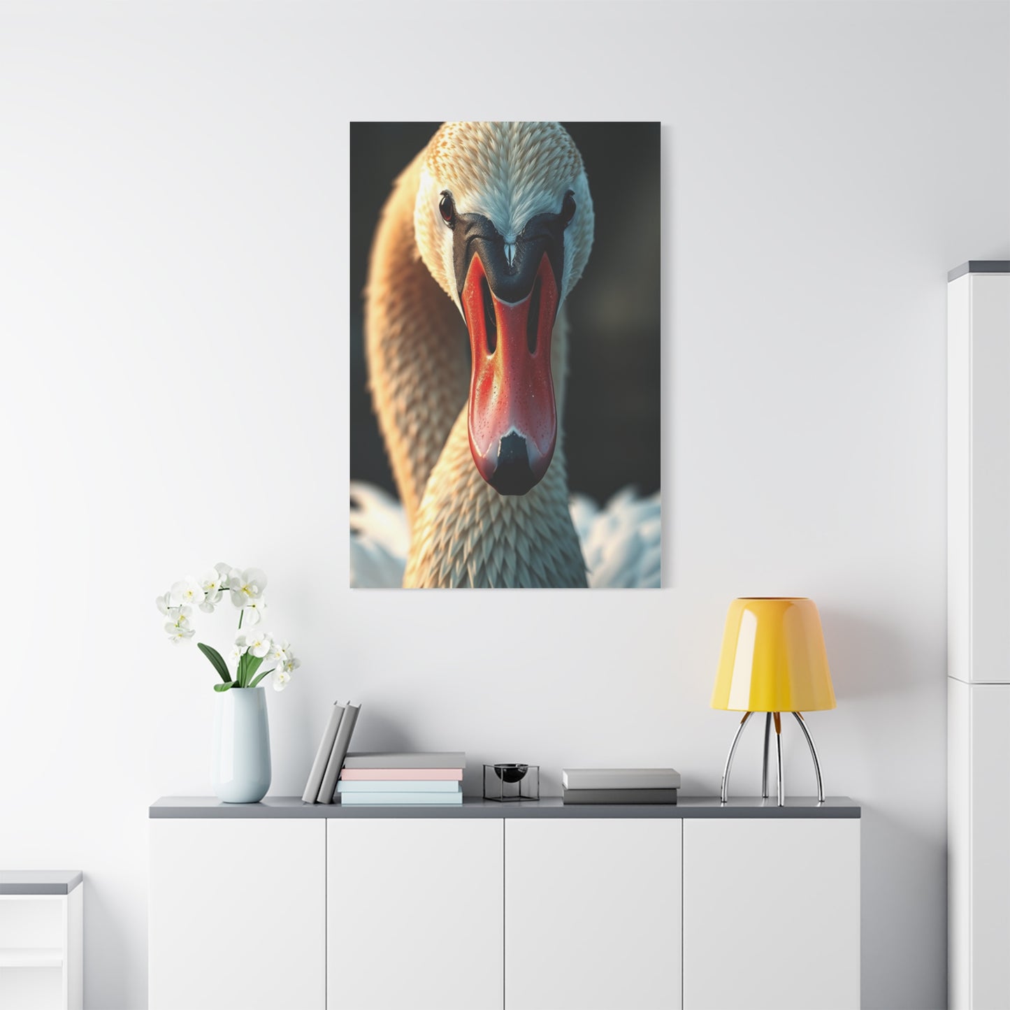 Swan Art Refined Canvas Wall Art & Canvas Print
