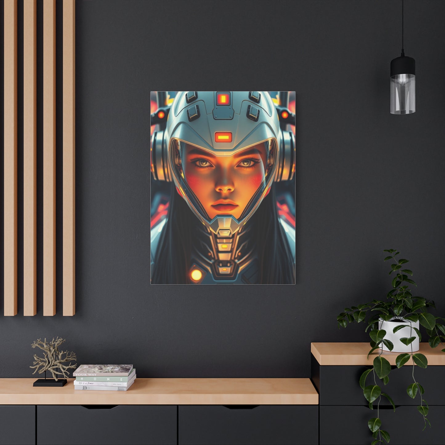Vision Futuristic Art Art Wall Art & Canvas Print