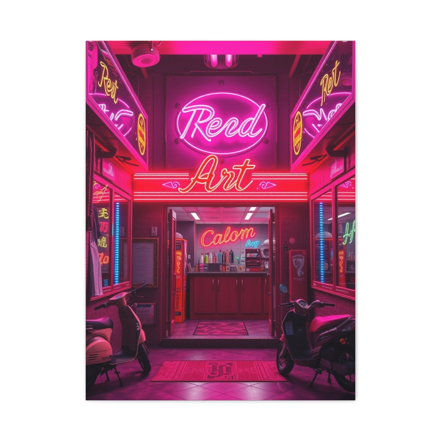 Retro Grandeur Canvas Wall Art & Canvas Print