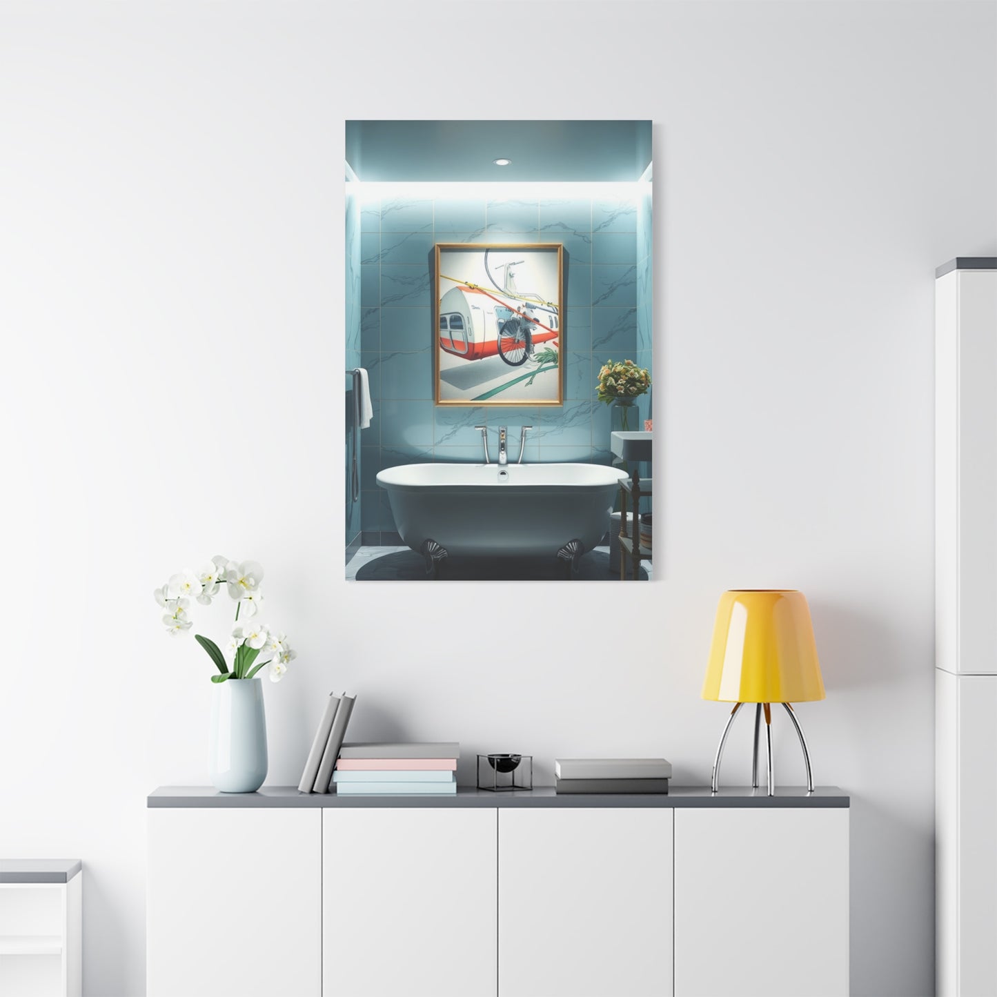 Majestic Bath Canvas Ensemble Wall Art & Canvas Print