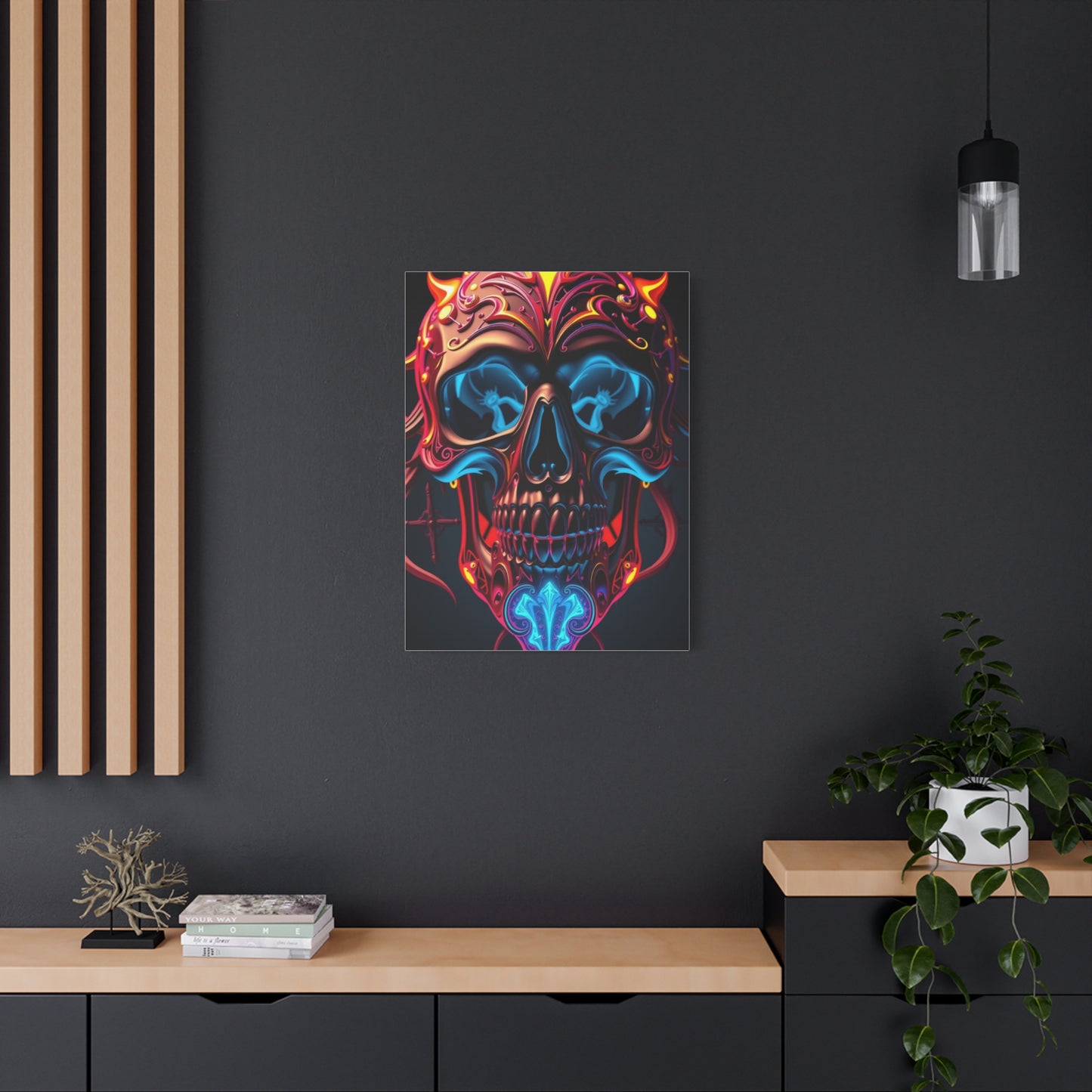 Supreme 3D Trippy Skull Art By Ali Gulec Art Collection Wall Art & Canvas Print