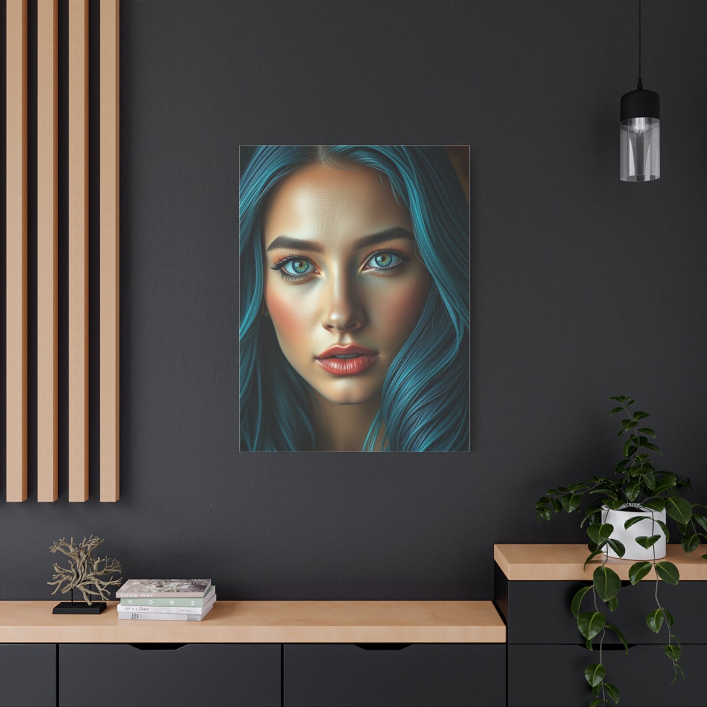 Azure Reverie Canvas wall art & canvas print