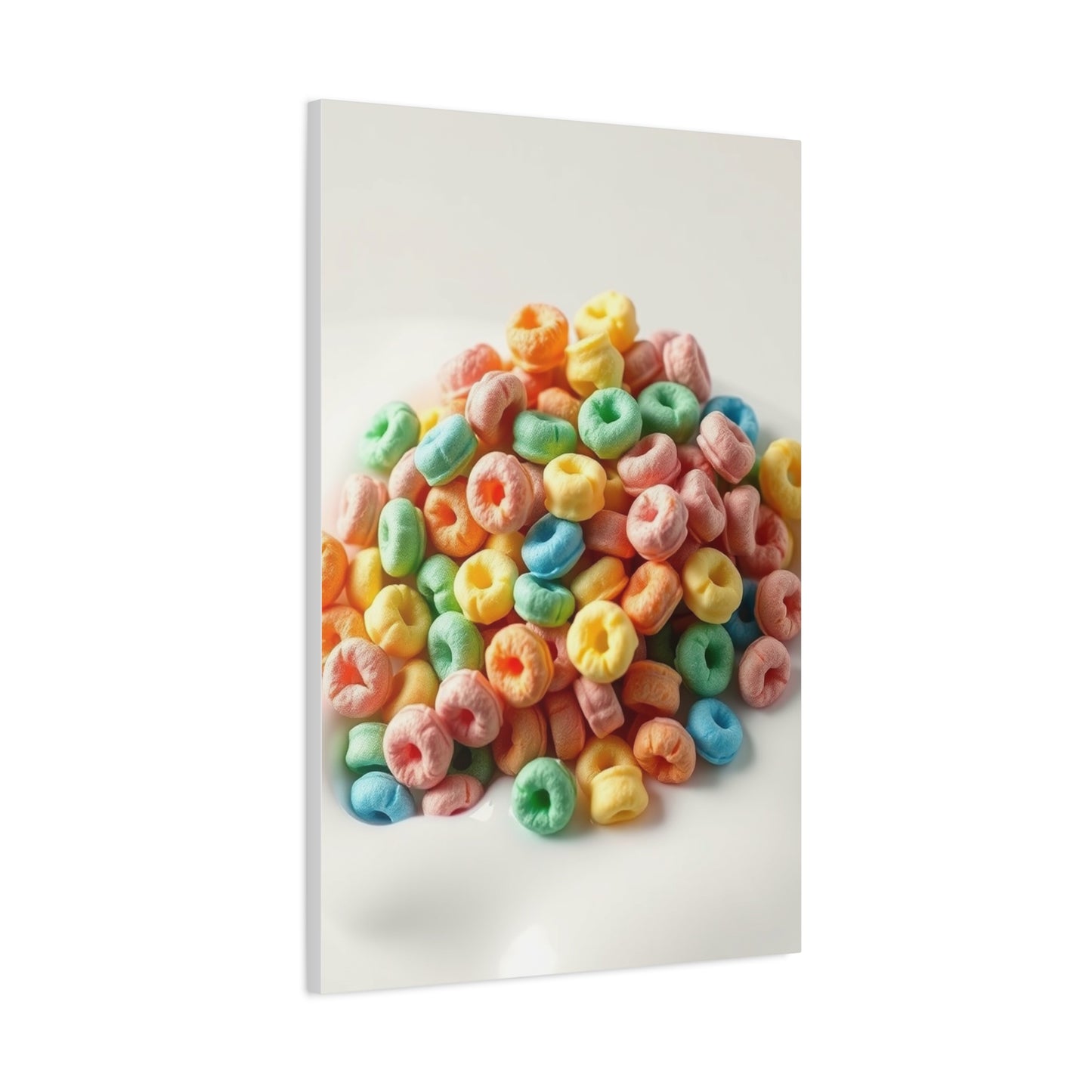 Kaleidoscope in Cream Canvas Wall Art & Canvas Print