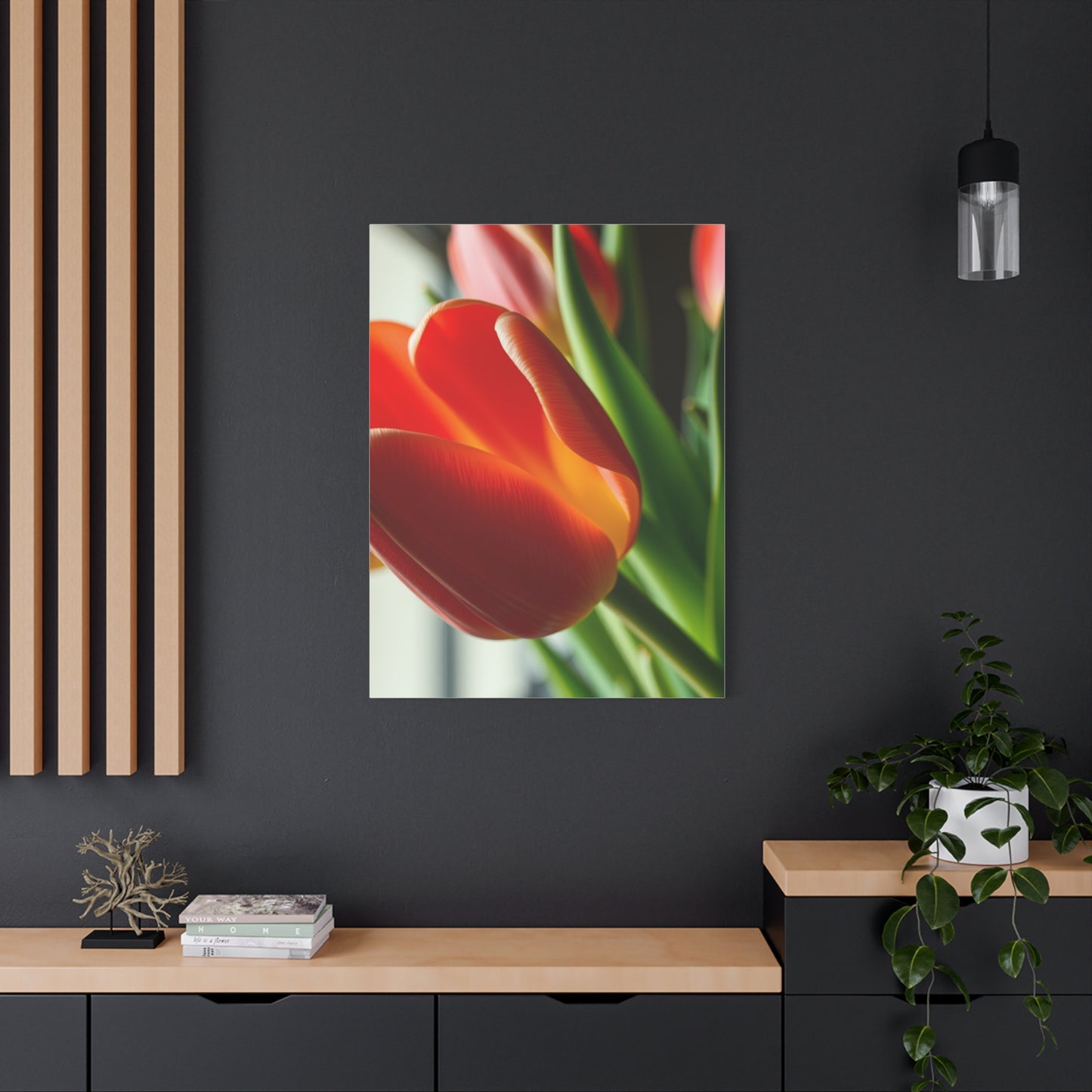 Supreme Tulip Flower Art Collection Wall Art & Canvas Print