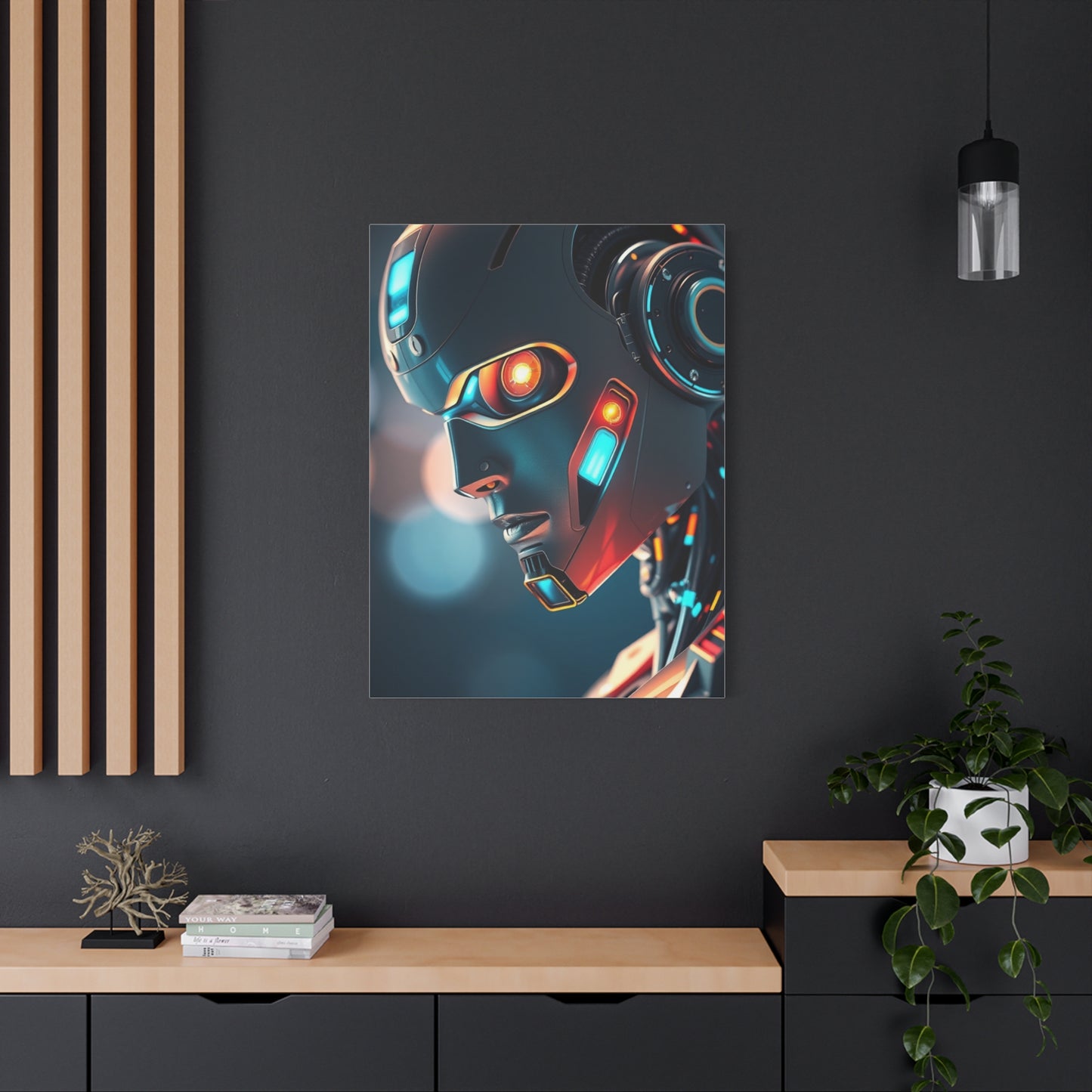 Masterpiece Robot Art Vision Wall Art & Canvas Print