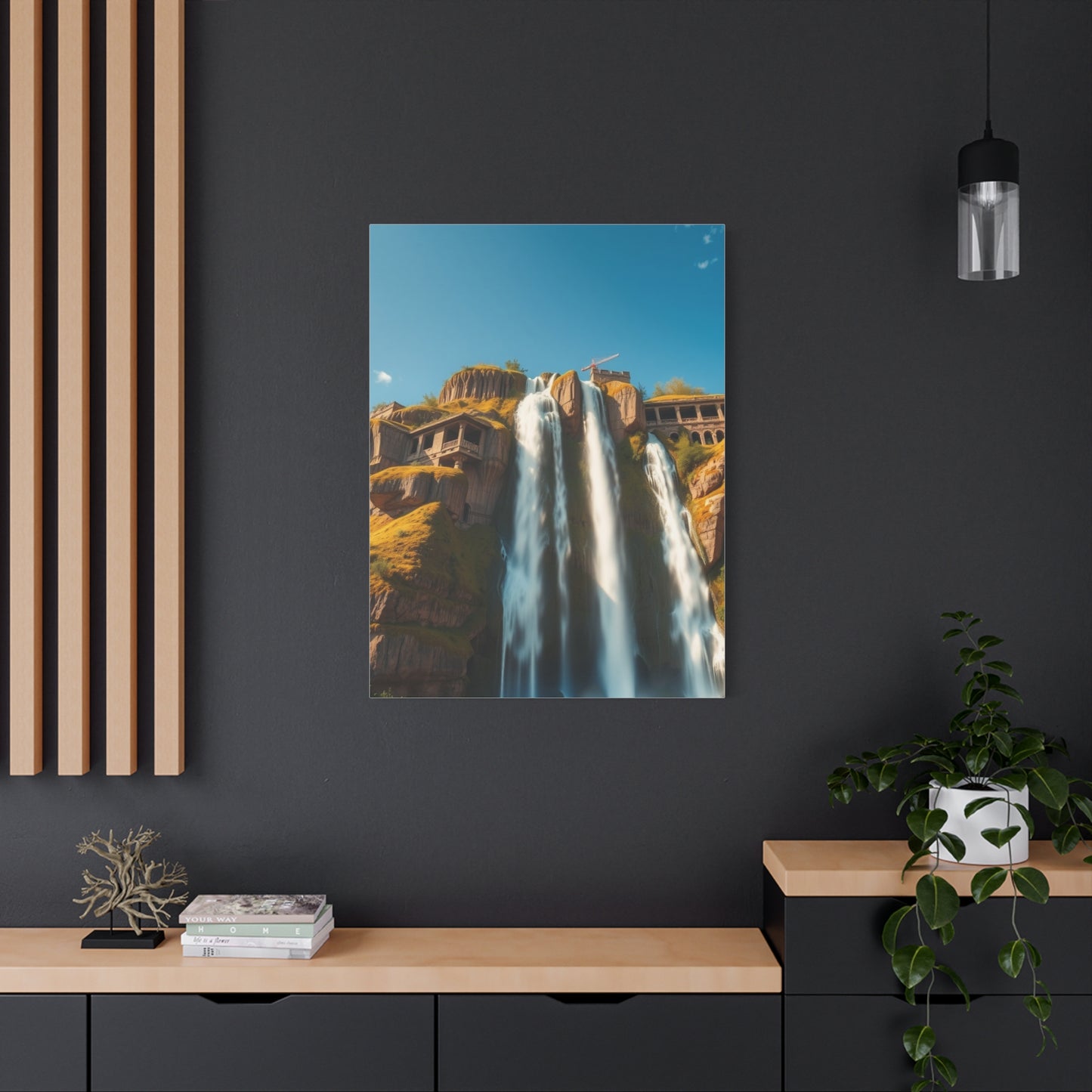 Cascading Elegance Canvas Wall Art & Canvas Print