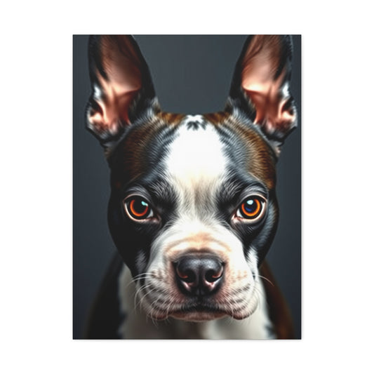 Supreme Boston Terrier Art Collection Wall Art & Canvas Print