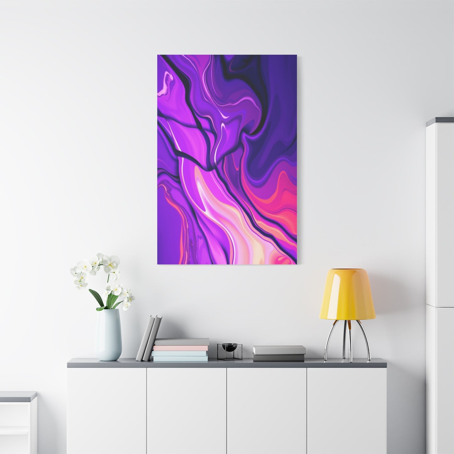 Indigo Dreamscape Painting wall art & canvas print