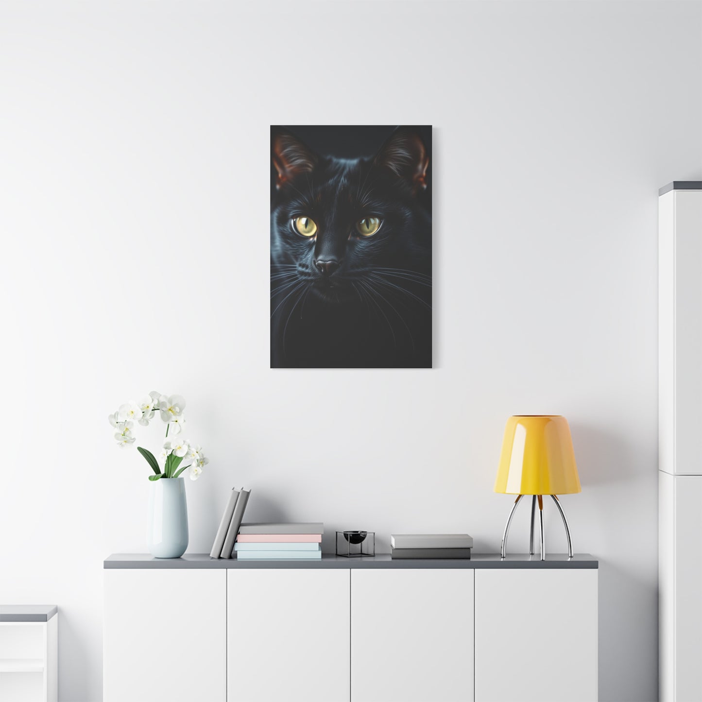 Elite Black Cat Art Vision Wall Art & Canvas Print