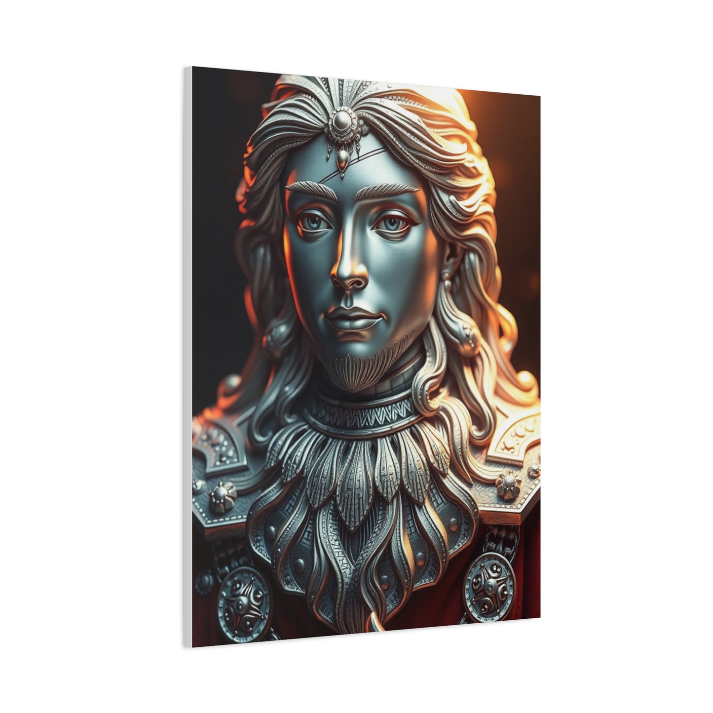 Argent Elegance Canvas wall art & canvas print