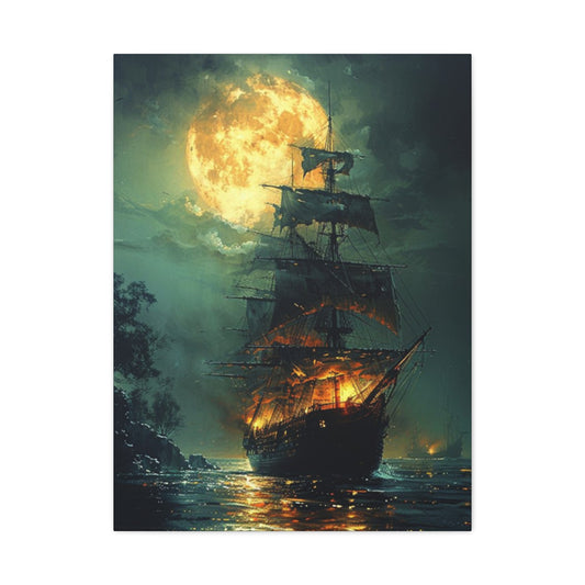 Large Ship Sailing Painting Wall Art & Canvas Prints