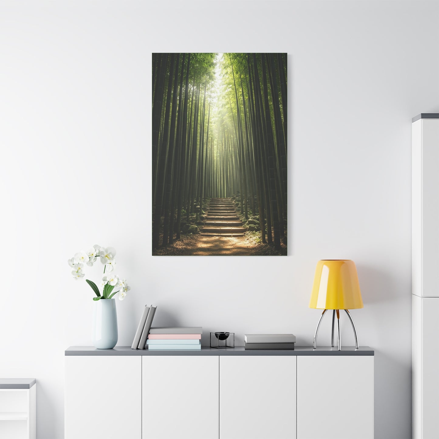 Bamboo Path of Tranquility Wall Art & Canvas Prints
