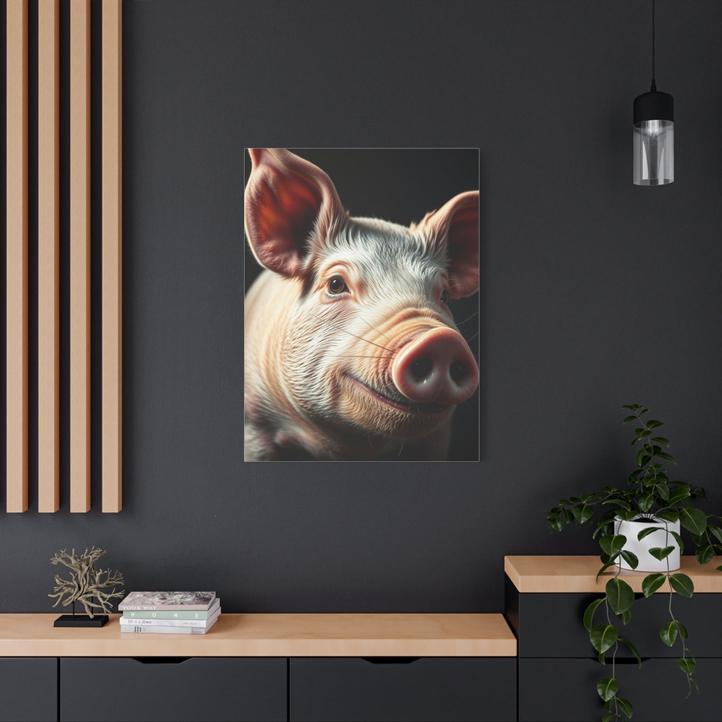 Vision Pig Art Art Wall Art & Canvas Print