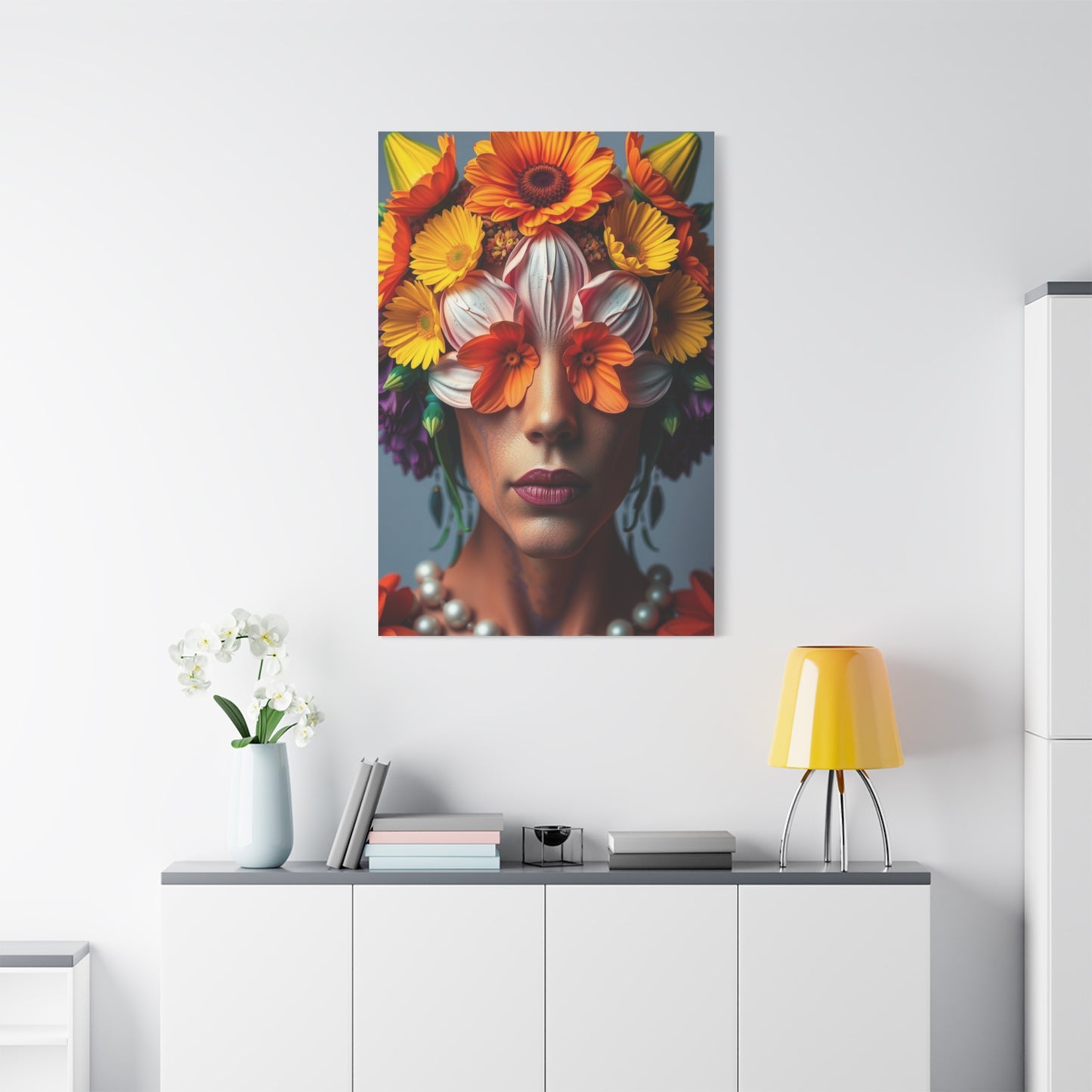 Petal Crown Reverie Wall Art & Canvas Print
