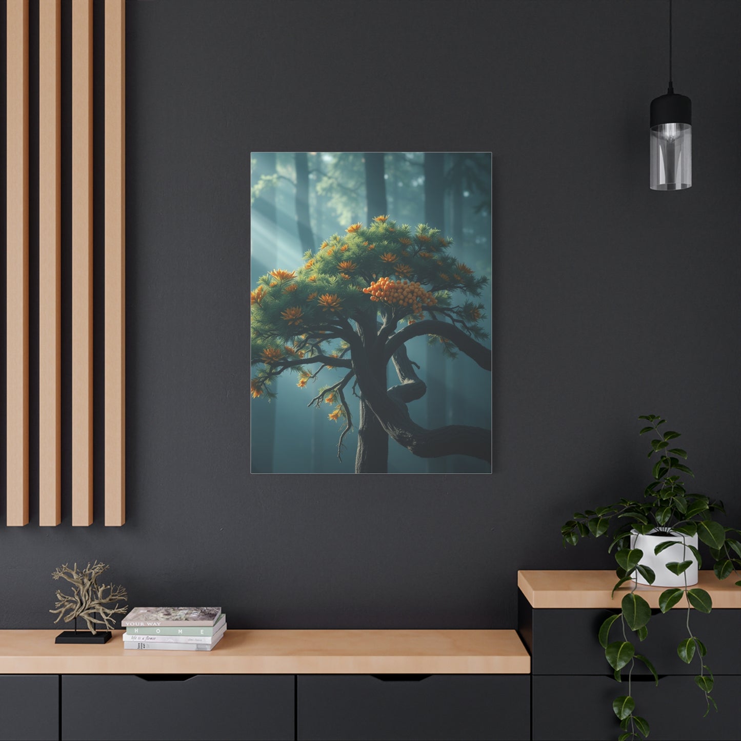 Rustic Grandeur Painting Wall Art & Canvas Print