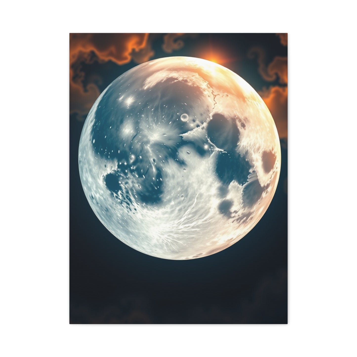 Moonlit Tranquility Canvas Wall Art & Canvas Print