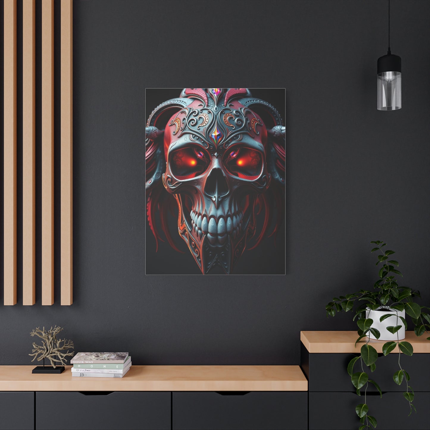 Supreme 3D Trippy Skull Art By Ali Gulec Art Collection Wall Art & Canvas Print