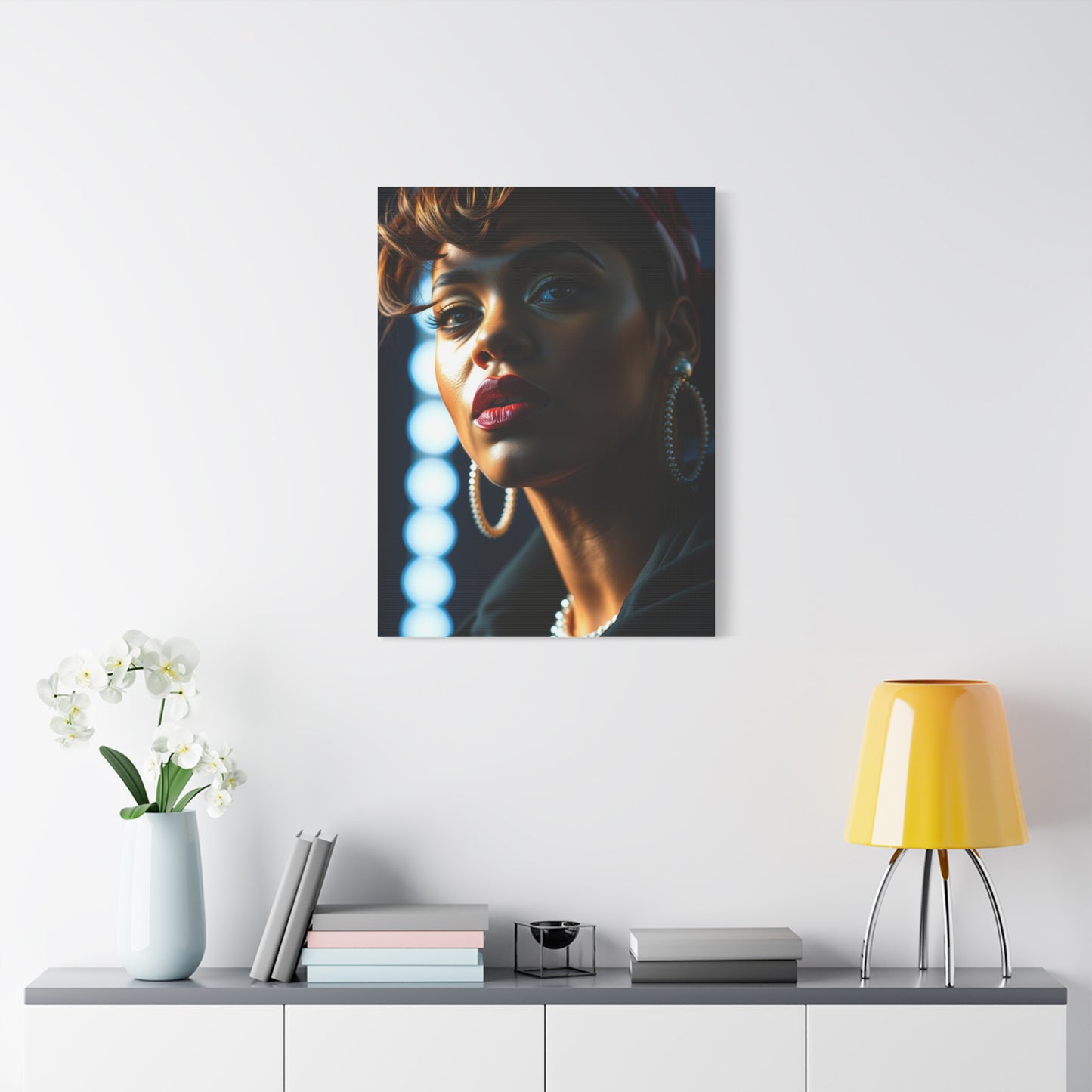 Rihannas Radiant Muse on Canvas Wall Art & Canvas Print