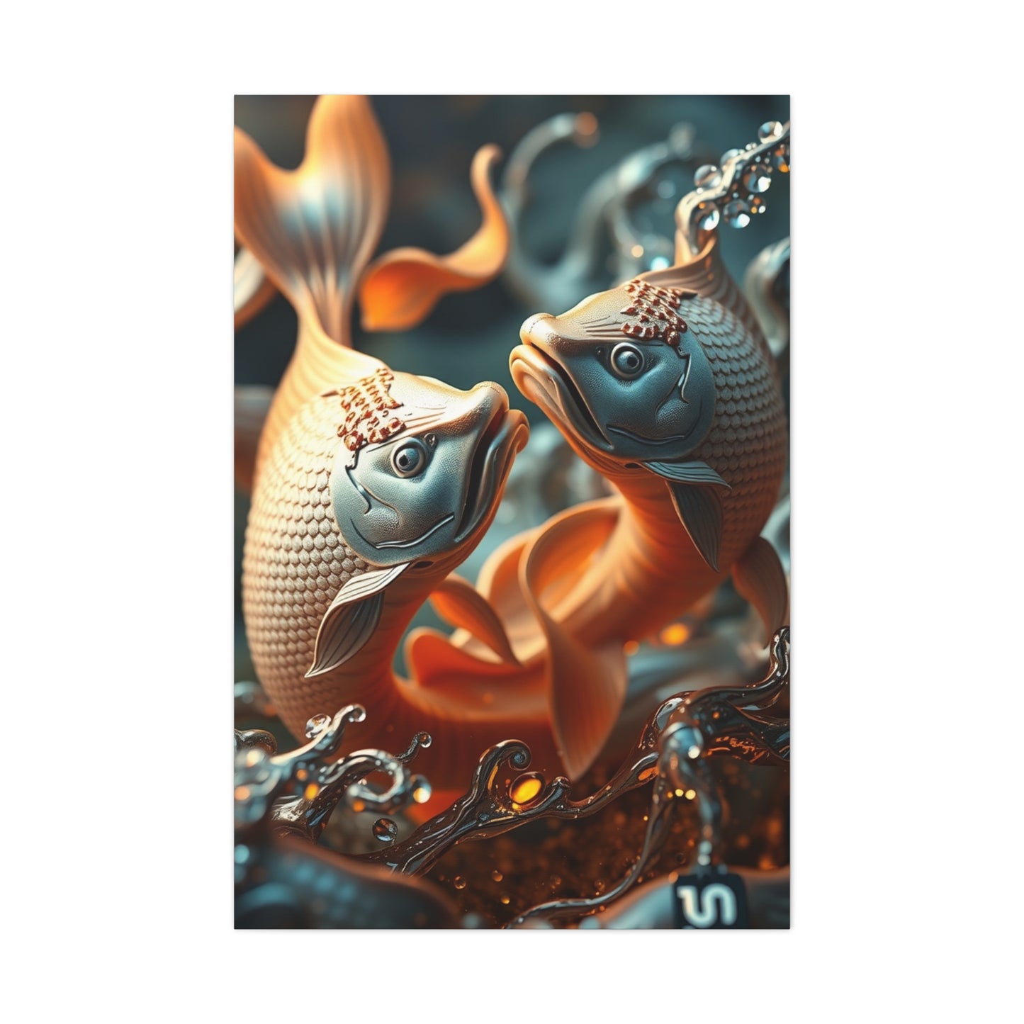Celestial Pisces Reverie wall art & canvas print