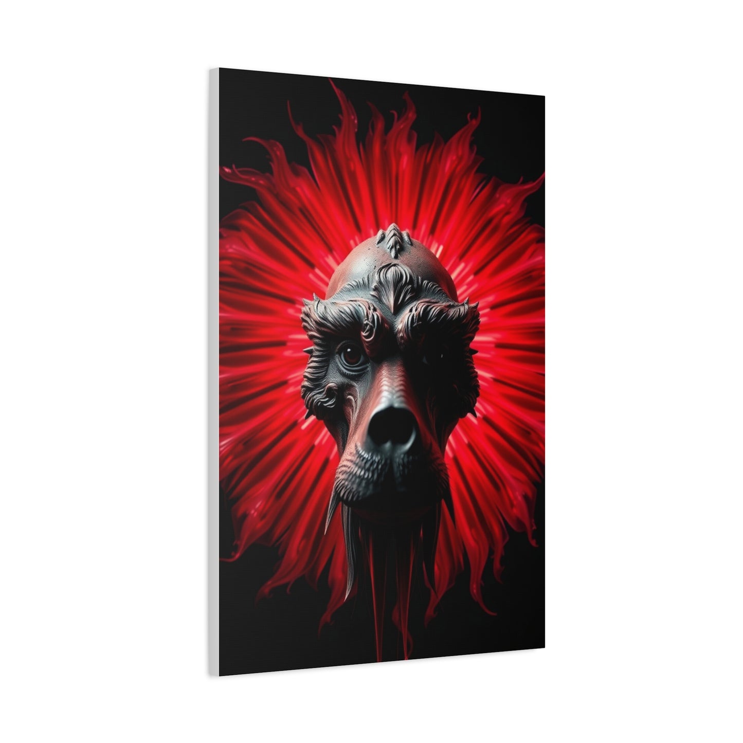Black, White & Red Art Refined Canvas Wall Art & Canvas Print
