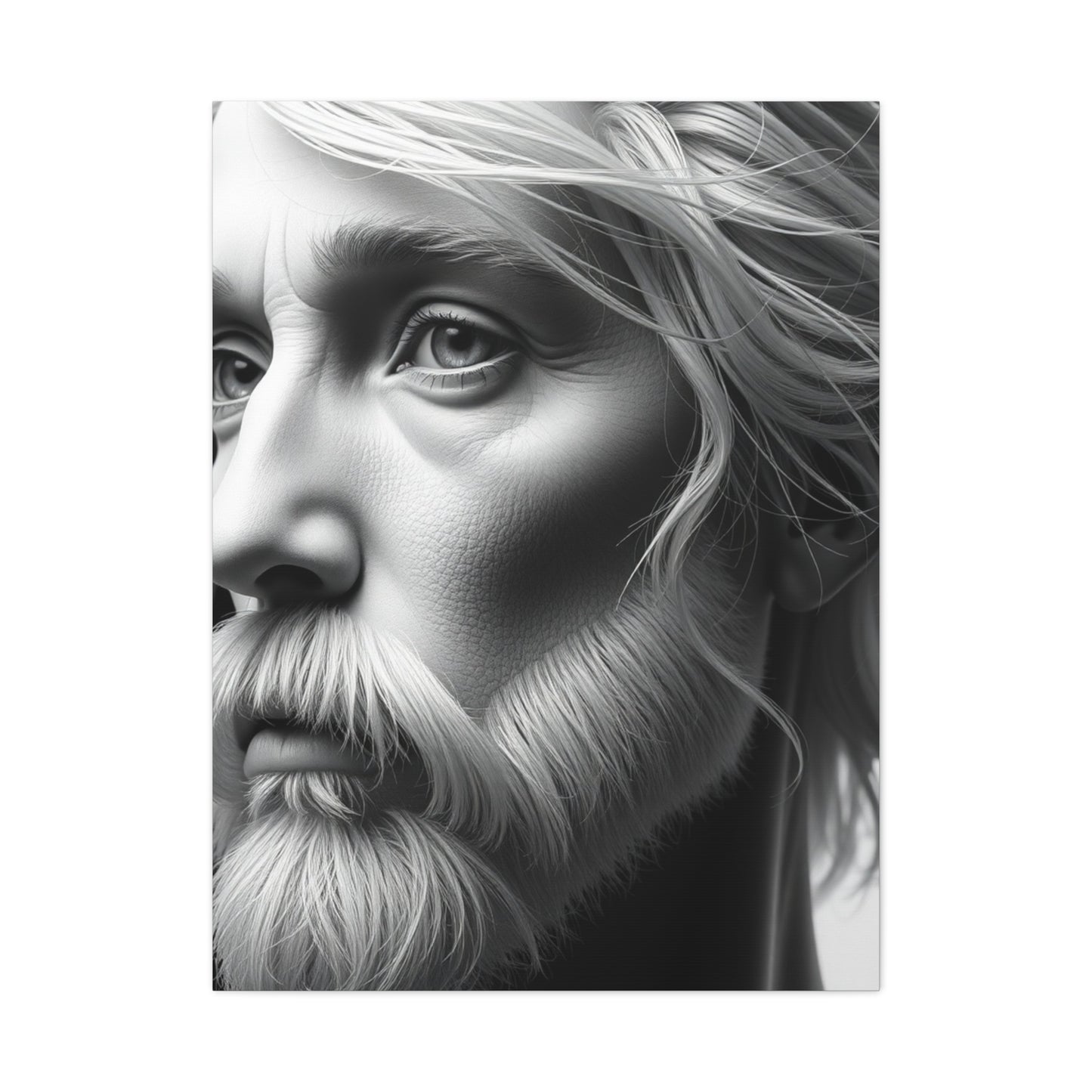 Gray & White Art Luxury Canvas Wall Art & Canvas Print